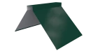 Конёк фигурный 190x190x2000 мм, 6005 зеленый мох глянцевый