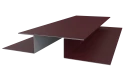 Планка стыковочная сложная 75x2000 мм, 3005 винно-красный матовый
