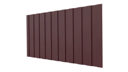 Профнастил С8 1200/1150x0,45 мм, 3005 винно-красный матовый