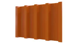 Профнастил Н60 902/845x0,7 мм, 2011 насыщенный оранжевый глянцевый