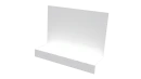 Примыкание боковое фальц 25x65x130 мм, 9003 сигнальный белый глянцевый