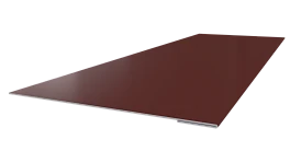 Планка завершающая 65x2000 мм, 3009 оксид красный глянцевый