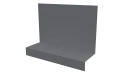Примыкание боковое фальц 25x65x130 мм, 7040 серое окно глянцевый