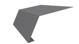 Планка карнизная 100x65x2000 мм, 7004 сигнальный серый глянцевый