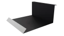 Планка примыкания нижняя 100x200x2000 мм, 9005 черный янтарь матовый