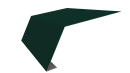 Планка карнизная 100x65x2000 мм, 6005 зеленый мох глянцевый