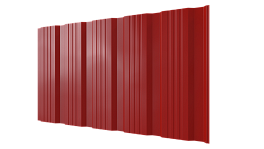 Профнастил К20 1195/1130x0,4 мм, 3020 транспортный красный глянцевый
